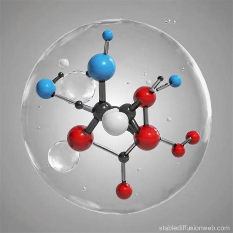 Water Molecule Structure | Stable Diffusion Online