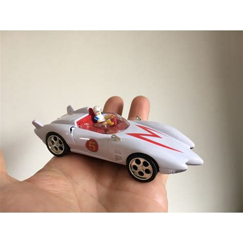 carro Mach 5 do famoso Speed Racer para pista de autorama funciona está novo 10 cms único - Faz ...