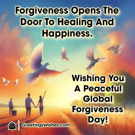 Global Forgiveness Day Wishes & Messages for Healing (07 July) - Greetings Wishes