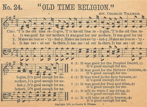 Sonday - Old Time Religion - Knick of Time