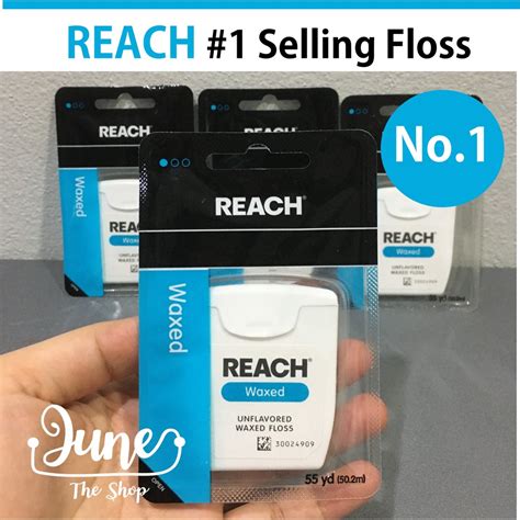 ไหมขัดฟัน Reach Dental Floss (1 ชิ้น) Reach ไหมขัดฟัน สูตรธรรมชาติ ไม่ ...