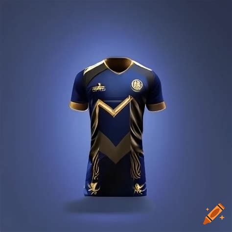 Blue Gold Football Jersey - color palette for jersey