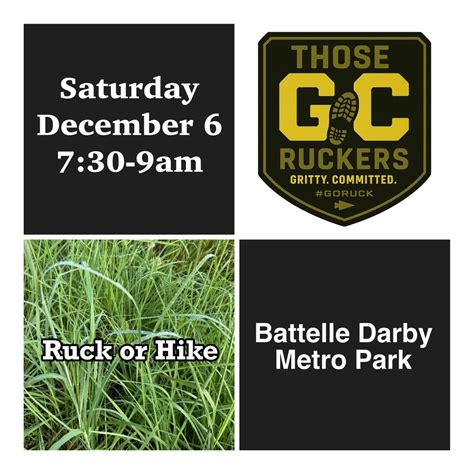 Ruck or Hike at Battelle Darby Metro Park, 2705 Darby Creek Road Grove ...