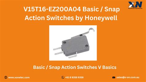 V15T16-EZ200A04 Basic / Snap Action Switches by Honeywell