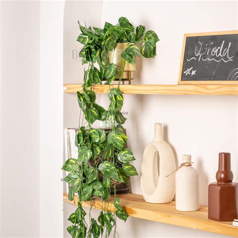 Buy fancymart Artificial Vine Plant Falling with Pot - Natural Touch ...