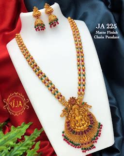 New Premium Quality Matte Finish Jewelry - Indian Jewelry Designs