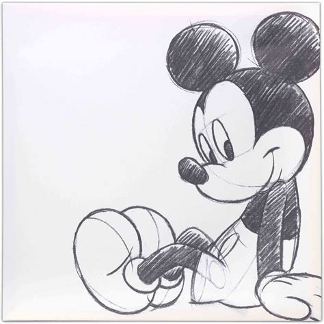 Mickey Mouse Character Drawing