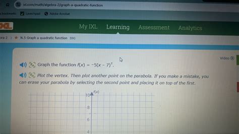 ixl.com/math/algebra-2/graph-a-quadratic-functionbookmarksLaunchpadAdo..