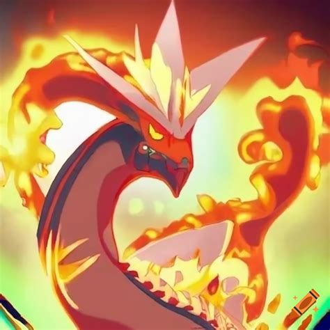 Pokémon Ignarion, a legendary fire/ground type resembling a massive ...