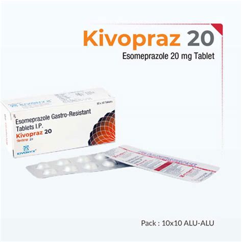 Kivopraz-20 Tablets Kivonyx Healthcare Pvt. Ltd.