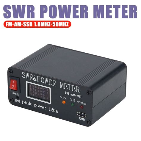 FM-AM-SSB 1.8MHz-50MHz SWR Power Watt Meter SWR | Ubuy India