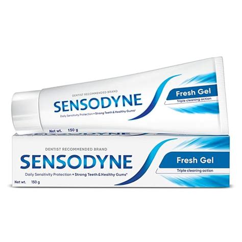 Buy Sensodyne Toothpaste: Fresh Gel Sensitivity Relief Toothpaste for ...