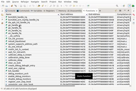 Debug Linux UML 的图像结果