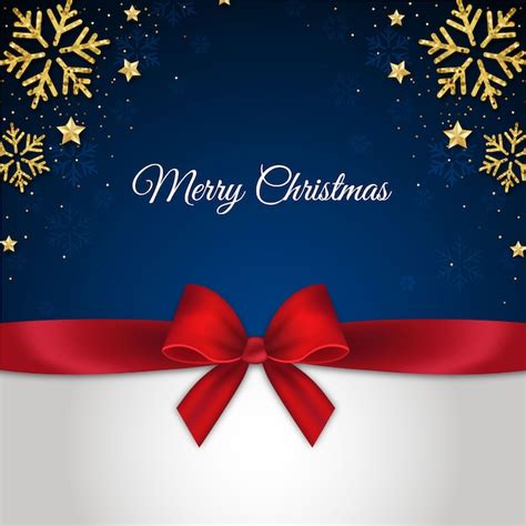 Christmas ribbon background concept | Free Vector