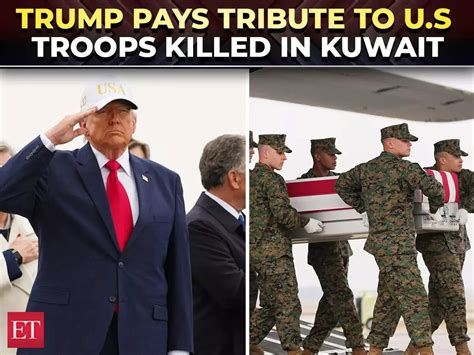 Trump attends solemn Dover ceremony to honor 6 US soldiers killed in ...