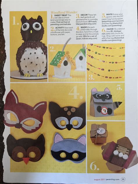 Fun felt masks from 2011 Parenting Magazine.... so cute! | Cub scout ...