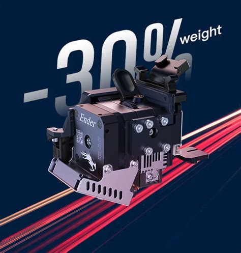 Creality Ender 3 S1 3D Printer comes with sprite direct dual gear extruder