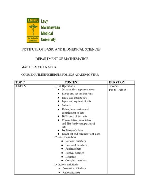 Image result for Mathematics Freshman Course Module