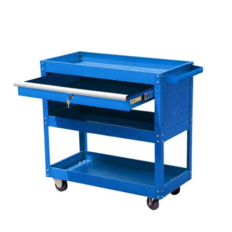 Buy 3-Tier Tool Cart Rolling Mechanic Service Cart on Wheels with ...