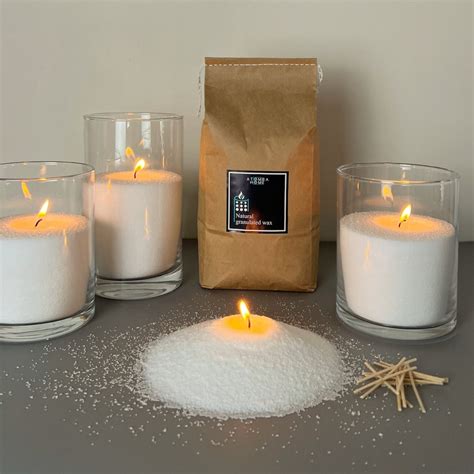 Sand Wax Candle White Sand Pearled DIY Custom Candle Wholesale Powder ...