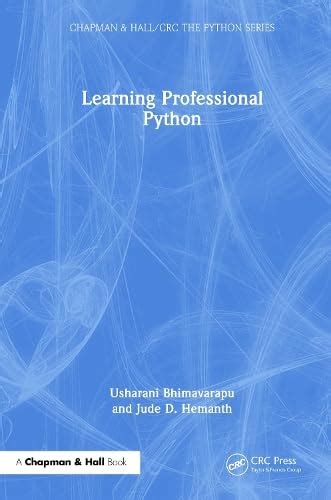 Learning Professional Python: Two Volume Set : Bhimavarapu, Usharani ...