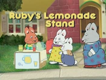 Image result for Max and Ruby Lemonade