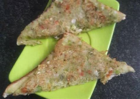 Veg suji Toast Recipe by Chhaya Vipul Agarwal - Cookpad