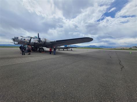 B17G and B-25 liberator at Rocky Mountain Metro Airport, last day ...