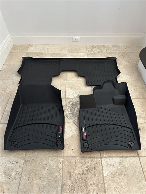 Weather Tech floor mats. Set includes front and back seat | Volkswagen ...