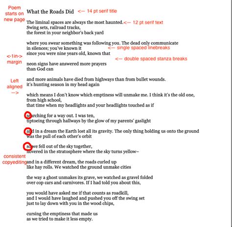 Image result for Poetry Book Manuscript Format