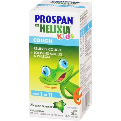 Helixia Kids Cough Syrup - Non-Drowsy, Alcohol-Free, Gluten-Free, Dye ...