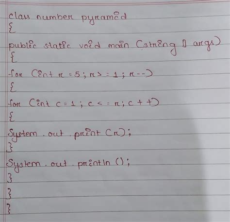write a java program to print the following pattern 666666 55555 4444 ...