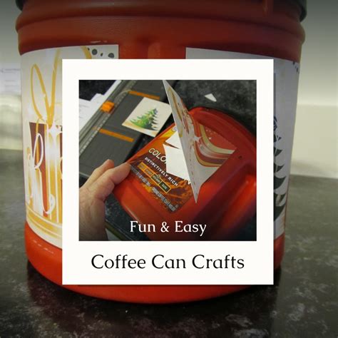 Image result for Crafts Using Plastic Coffee Containers