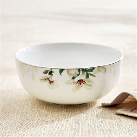 Buy Amara Azalea Maya Bone China Floral Print Cereal Bowl - 600ml from ...
