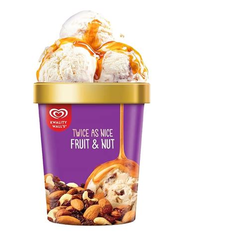 Kwality Walls Fruit & Nut, 700 ml : Amazon.in: Grocery & Gourmet Foods