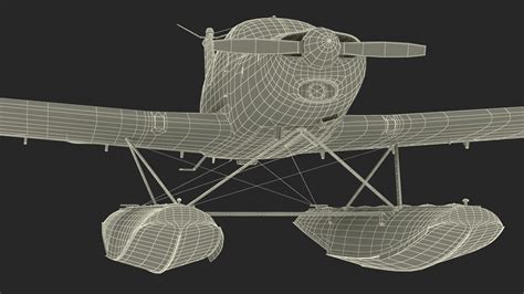 3D Single Engine Seaplane Piper PA-28 Cherokee model | 3D Molier ...
