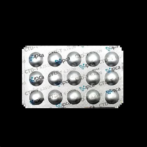 CTD T 6.25/20MG TABLET 15'S Price, Uses, Side Effects & Substitutes ...