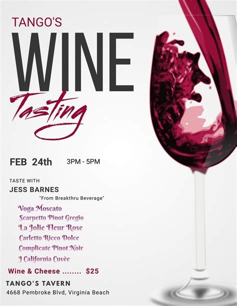 Tangos first wine tasting., 4668 Pembroke Blvd, Virginia Beach, VA ...