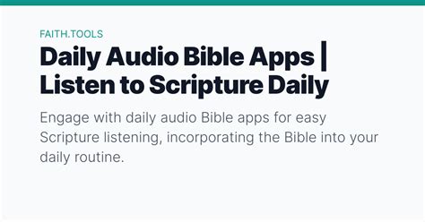 Image result for Audio Scriptures