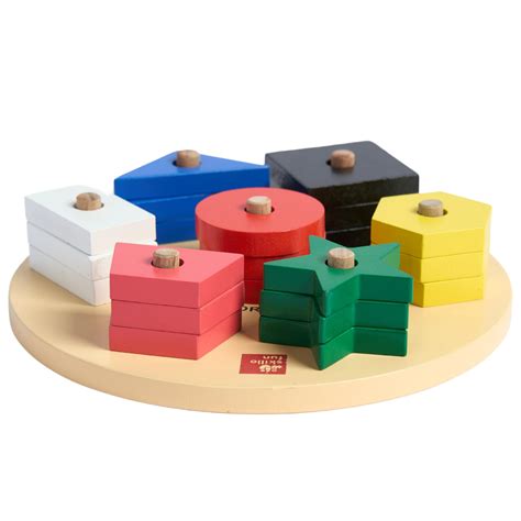 Buy Skillofun Wooden Shape & Color Sorting Toy | Shape Sorter Toys For ...