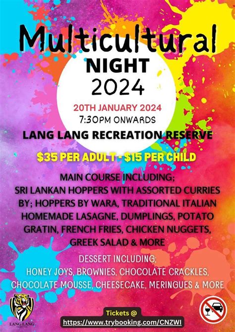 Multicultural Night, Lang Lang Community Recreation Precinct, Pakenham ...