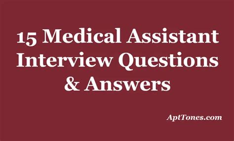 Image result for Medical Lab Assistant Interview Questions