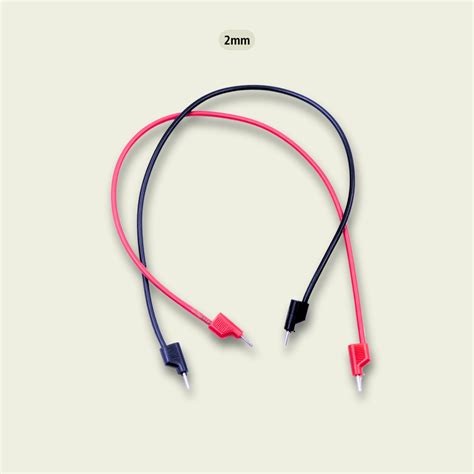 2mm / 4mm Stackable Banana Plug Male to Male (Red and Black)