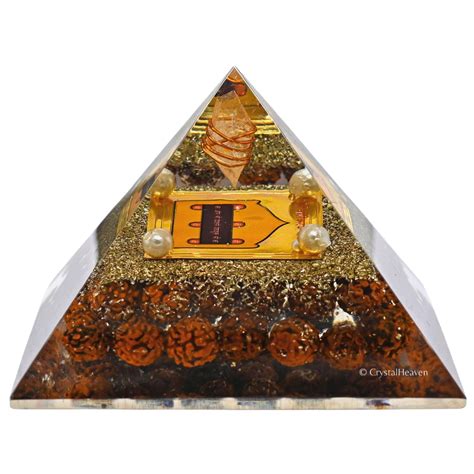 Original Rudraksha Orgone Pyramid With Shri Vashikaran Yantra ...