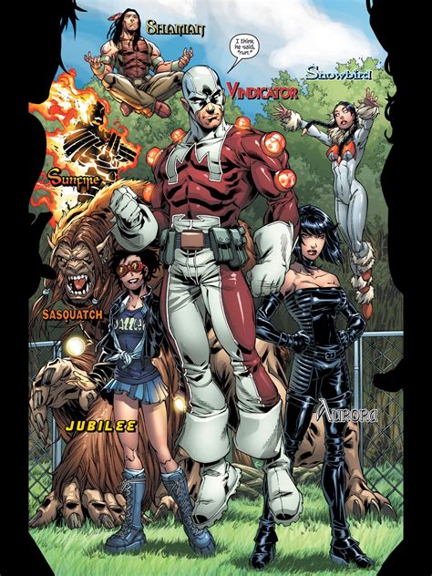 Ultimate XMen Issue#94 ALPHA FLIGHT Vindicator Sasquatch Shaman Sunfire ...