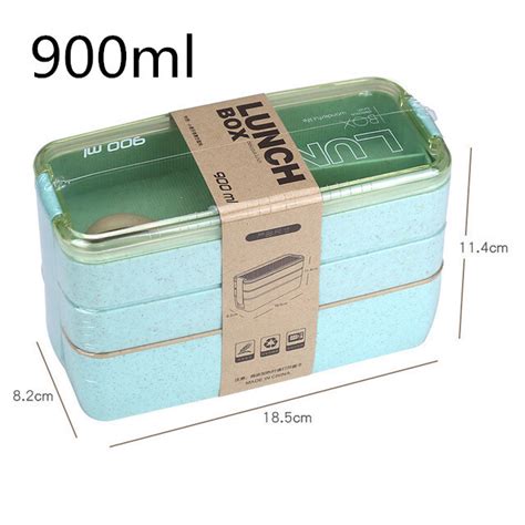 Buy Lunch Box Bento Box 3layers Microwae Heating Lunch Container Food ...