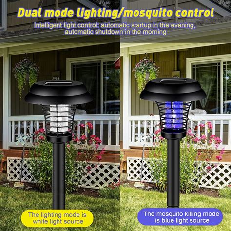 Big Garden Lighting Uv Led Solar Powered Mosquito Trap And Bug Zapper ...