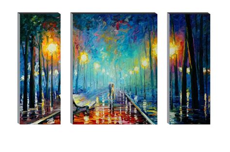 SAF paintings Couple Modern Art Set of 3 6MM MDF Board Digital Reprint ...