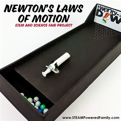Newton's Laws of Motion DIY Arcade Game Science Fair Project