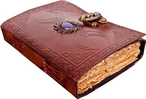 Buy Blank spell book of shadows journal with lock clasp prop vintage ...